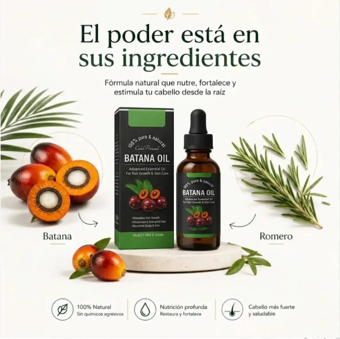 Batana Luxe – Crecimiento y Reparación Capilar
