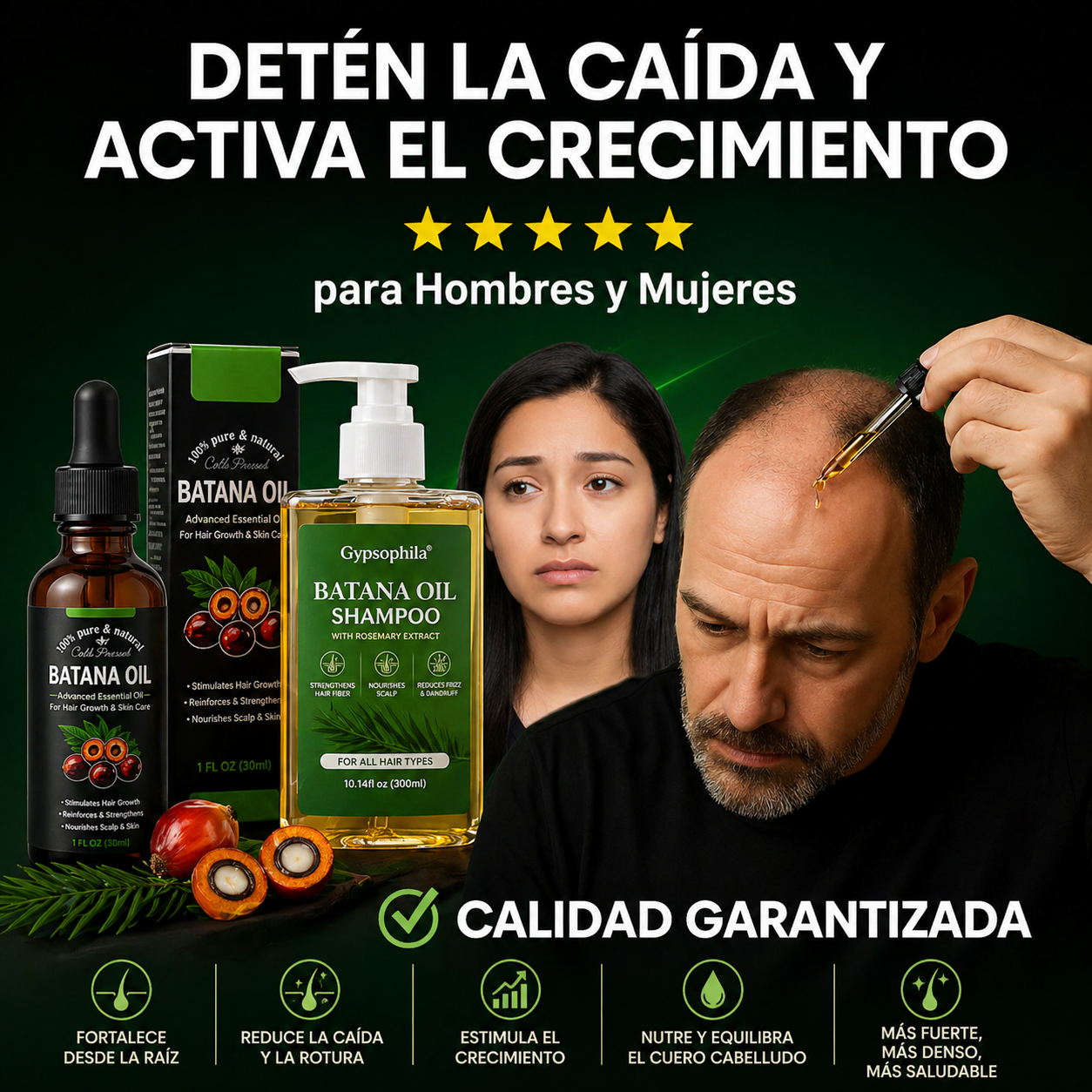 Batana Luxe Combo – Crecimiento y Reparación Capilar