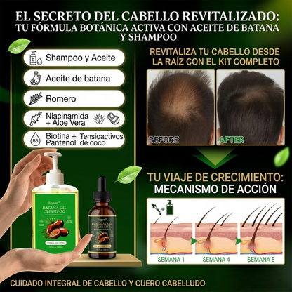 Batana Luxe Combo – Crecimiento y Reparación Capilar