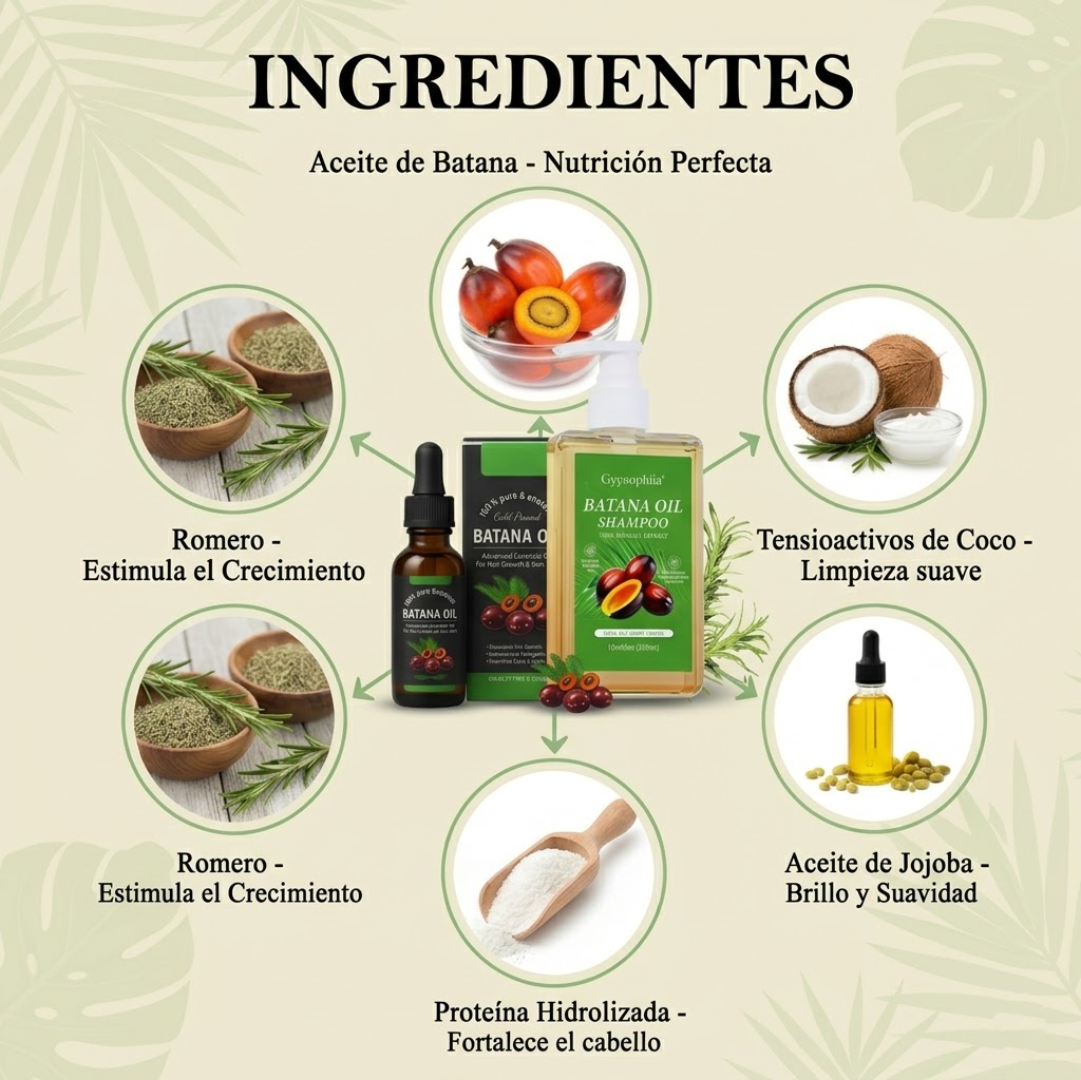 Batana Luxe Combo – Crecimiento y Reparación Capilar